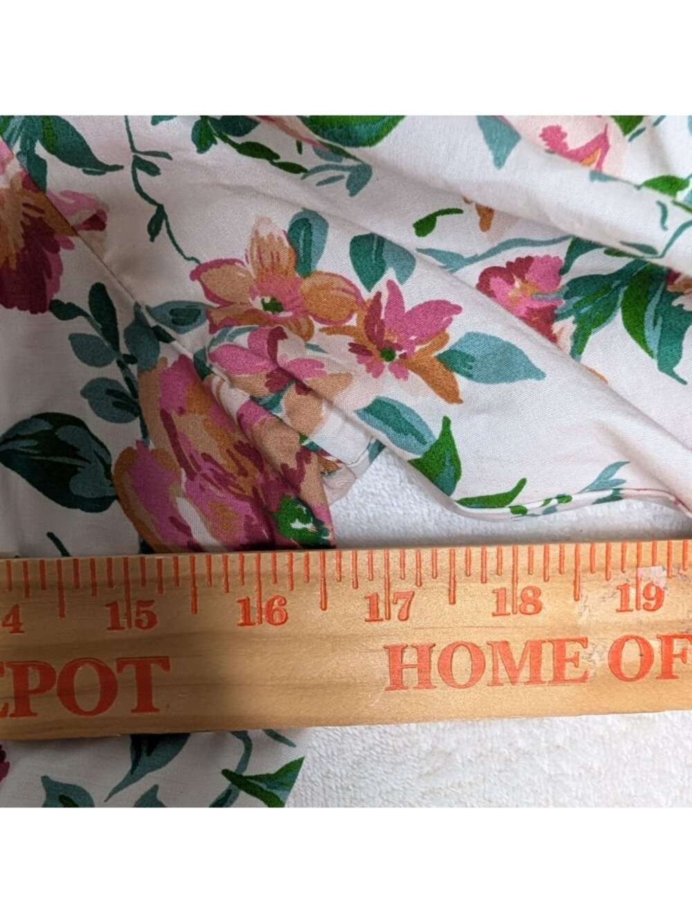 Anthropologie Somerset Floral Maxi Dress Puff-Sleeve Edition White Pink Sz S - Picture 8 of 16